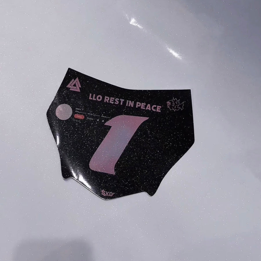 LLO motocutz plate decal