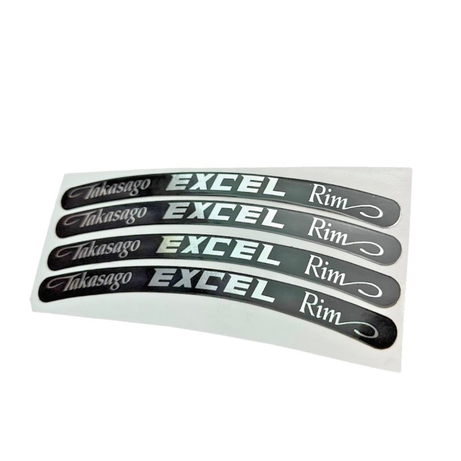 Excel wheel decals 4pcs